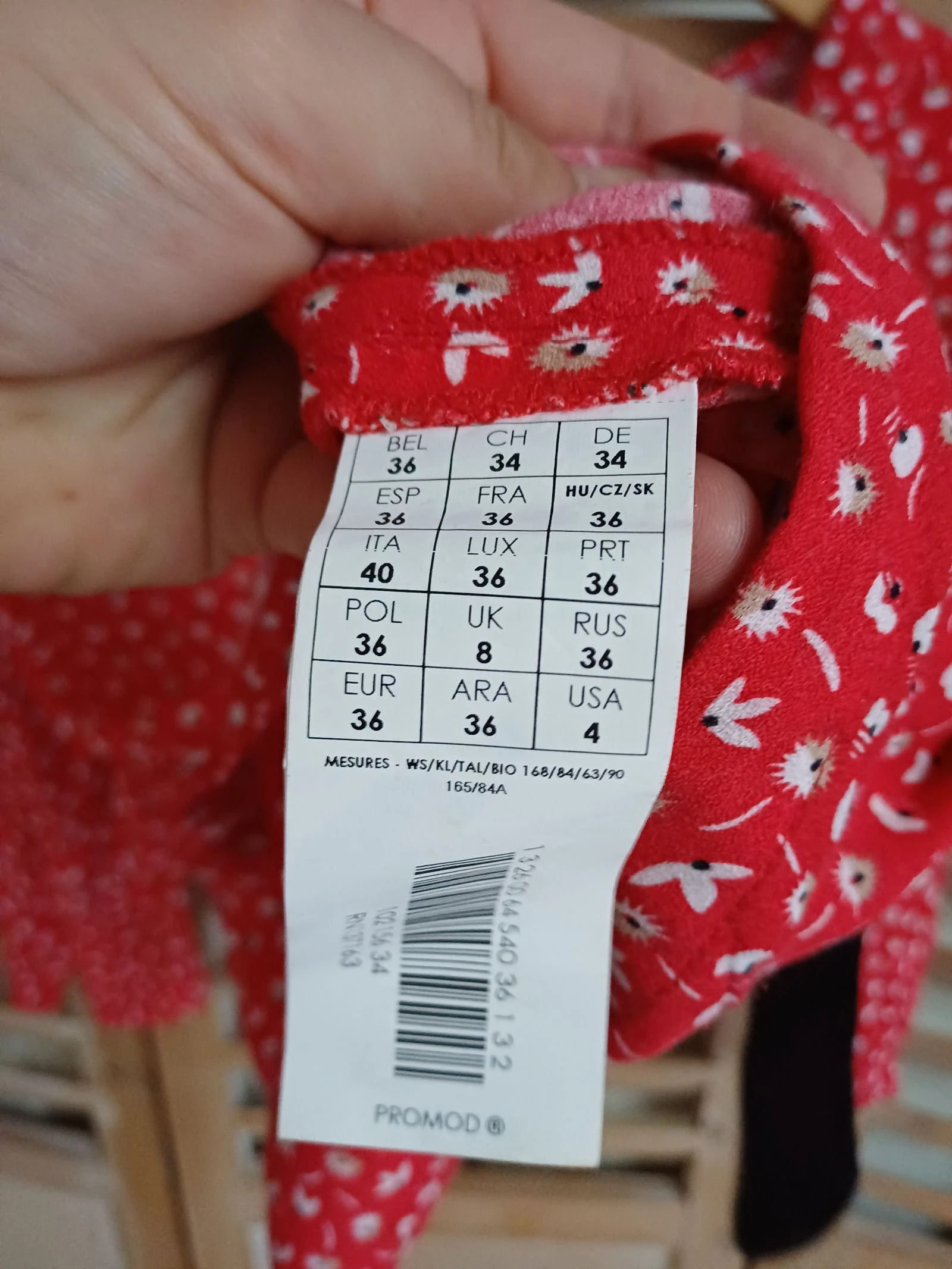 Blusa Promod vermelha e branca - 36 – photo 3